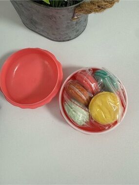 Kawaii Macaron Mini Storage Container Set Pastel Cosmetic Jars